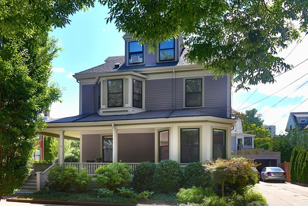 33 Thorndike Street Brookline, MA 02446 - Photo 1 of 13 a view of a house with a yard