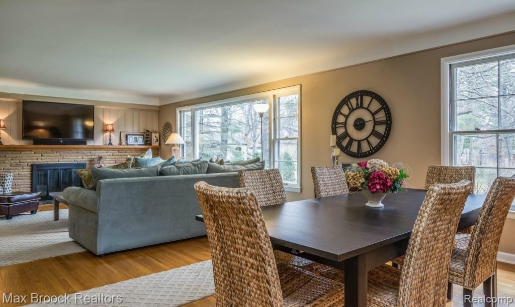 245 Barden Road Bloomfield Hills, MI 48304 - Photo 7 of 15 DINING ROOM/LIVING ROOM COMBINATION