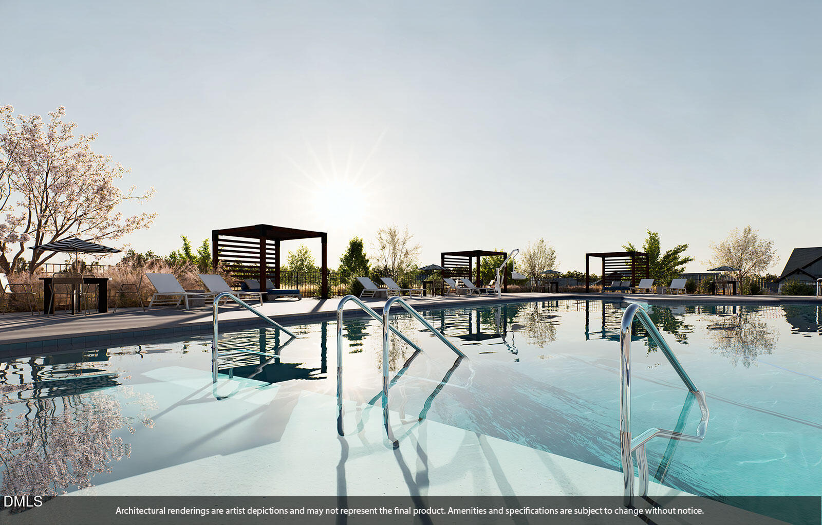 1216 Bell Heather Road, Unit 54 Durham, NC 27703 - Photo 16 of 39 a view of a swimming pool with outdoor seating