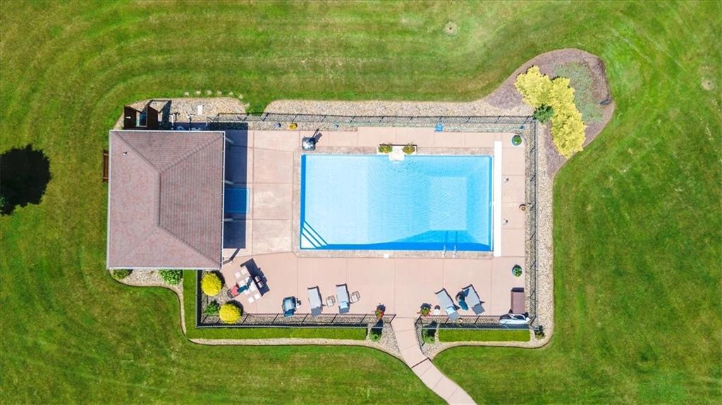 225 Church Road Fombell, PA 16123 - Photo 4 of 45 swimming pool view with a garden