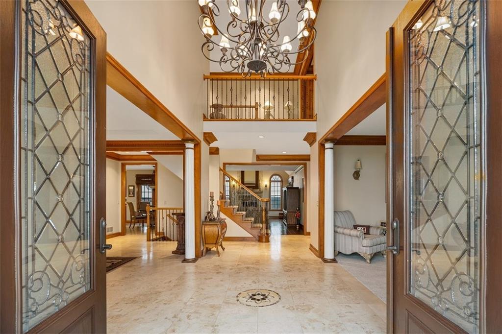 225 Church Road Fombell, PA 16123 - Photo 8 of 45 workspace with wooden floor and windows