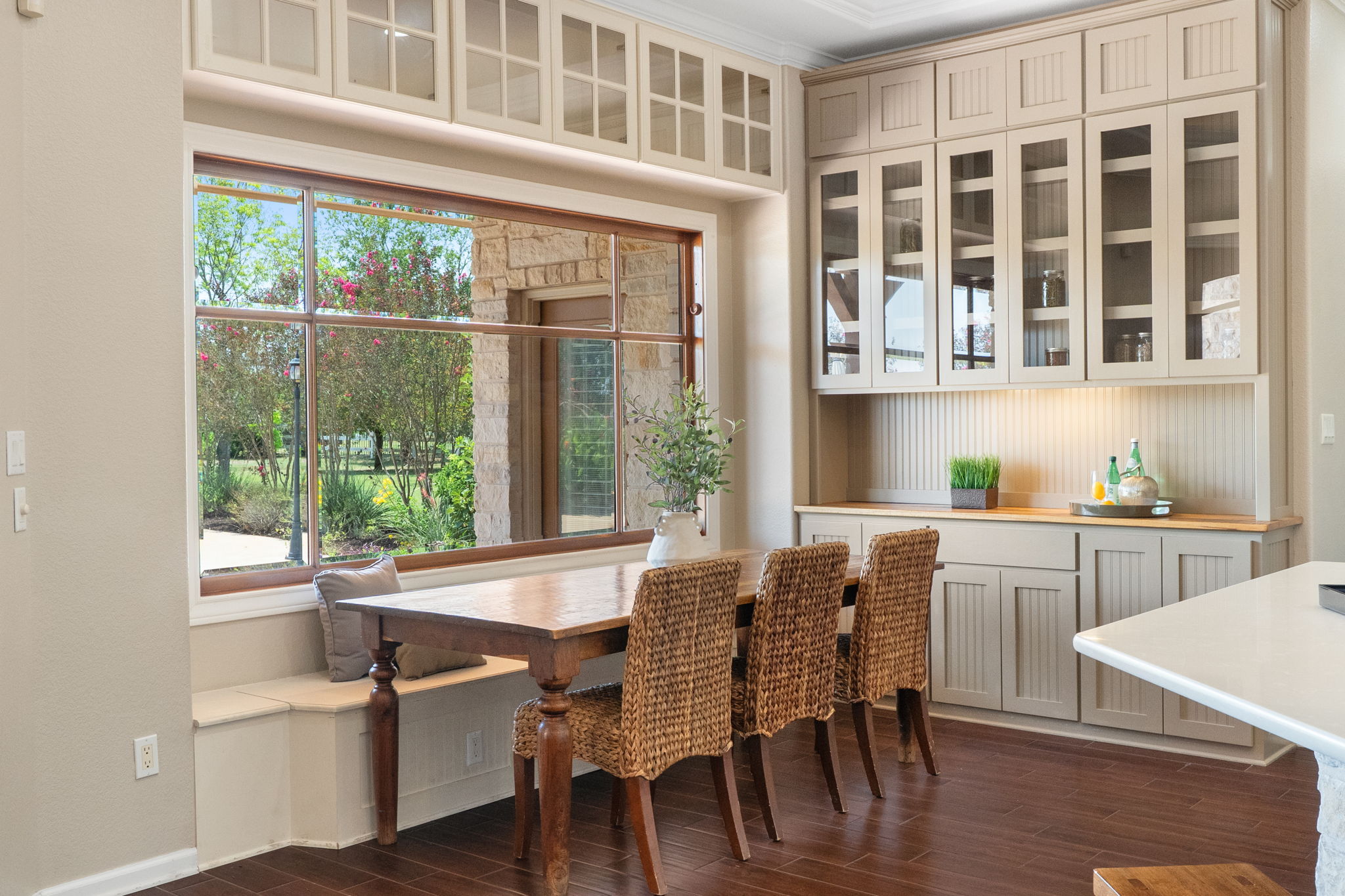 218 Courtnee's Way Georgetown, TX 78626 - Photo 13 of 36 a view of a dining room with furniture window and outside view