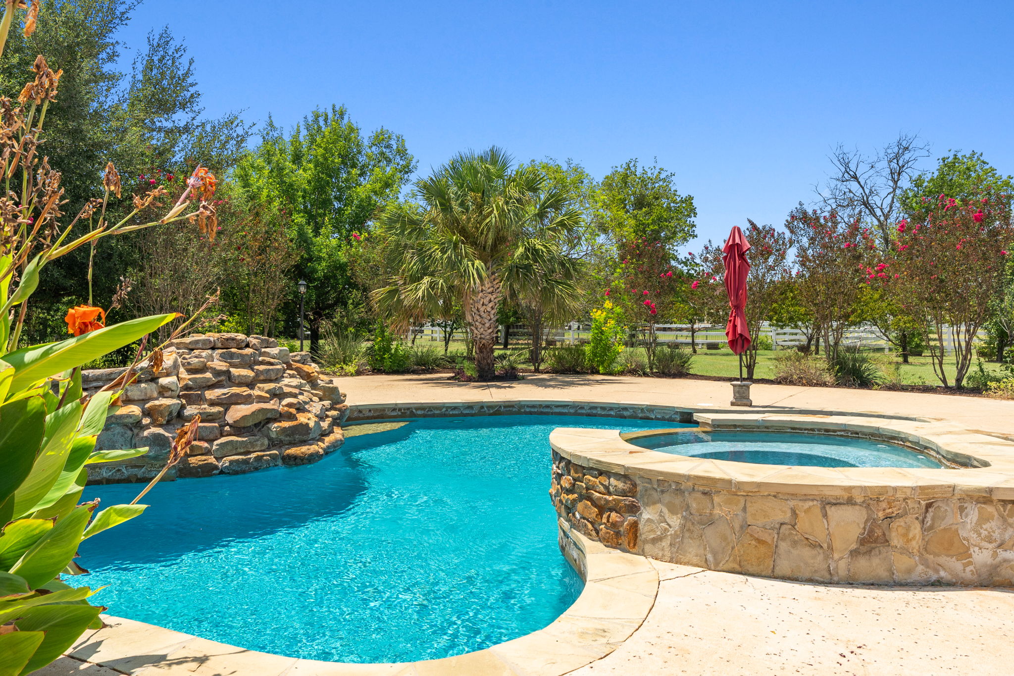 218 Courtnee's Way Georgetown, TX 78626 - Photo 2 of 36 a view of a swimming pool in the backyard of house