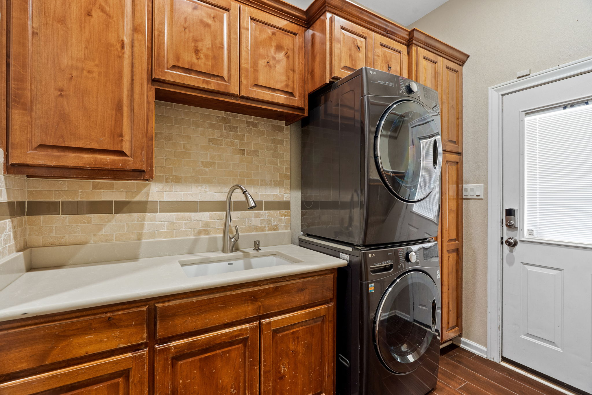 218 Courtnee's Way Georgetown, TX 78626 - Photo 26 of 36 a utility room with dryer and washer