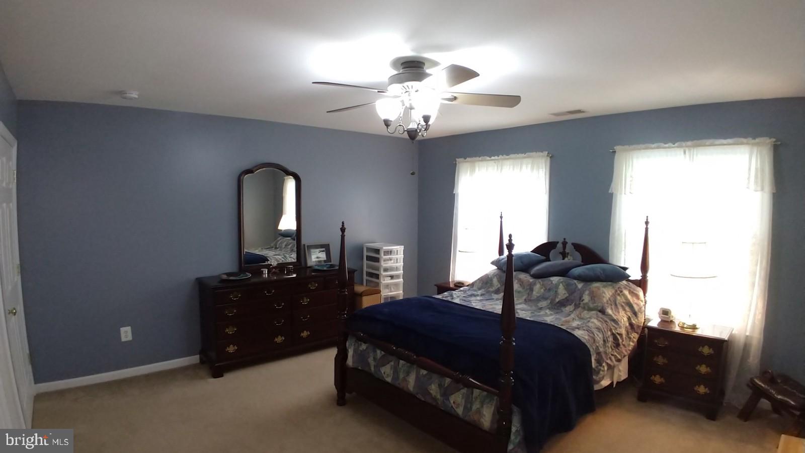 5582 Quiet Brook Road Fairfax, VA 22030 - Photo 27 of 31 Master bedroom (BDRM #3) with ceiling fan.