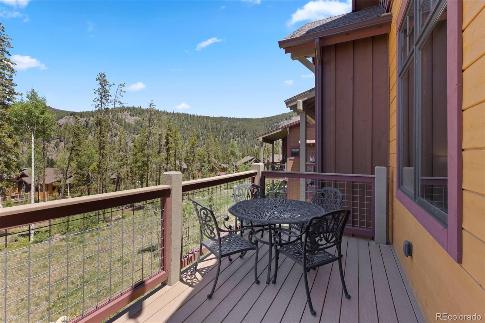 799 Independence Road Keystone, CO 80435 - Photo 26 of 44 a view of a balcony with furniture