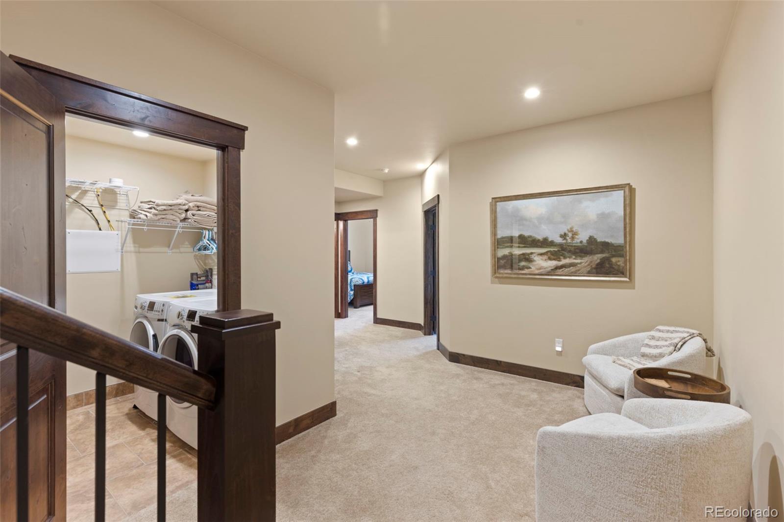 799 Independence Road Keystone, CO 80435 - Photo 32 of 44 a view of a hallway with workspace
