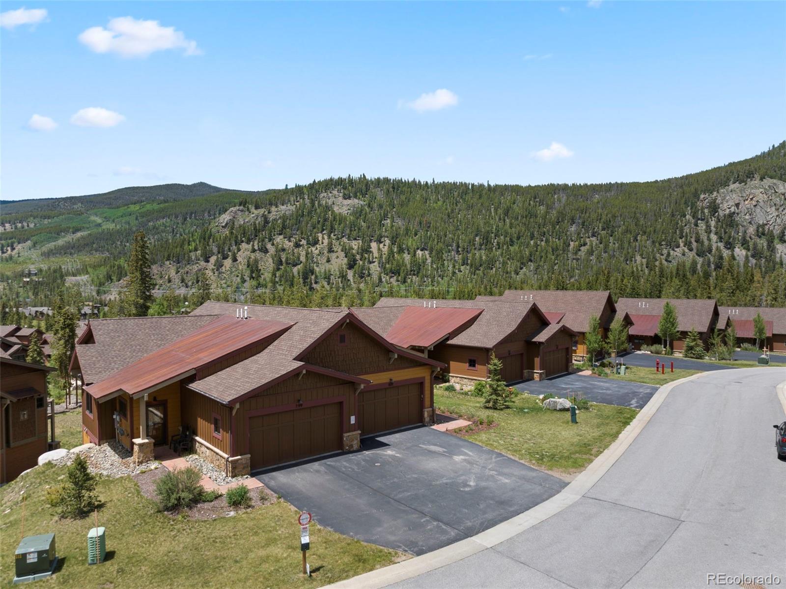 799 Independence Road Keystone, CO 80435 - Photo 44 of 44 a view of a terrace with a garden