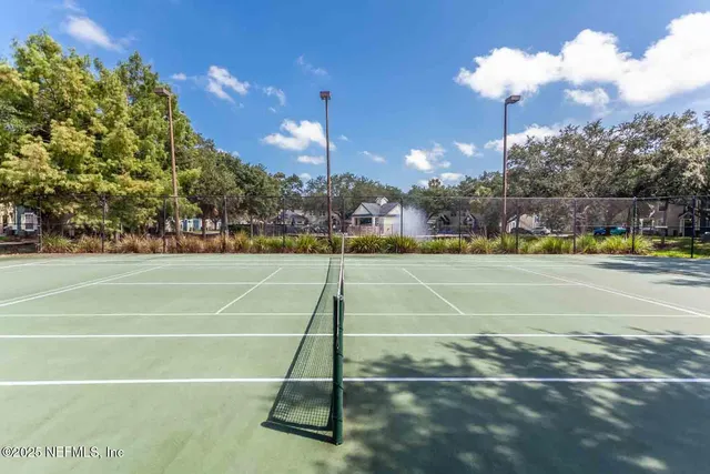 a view of a tennis court