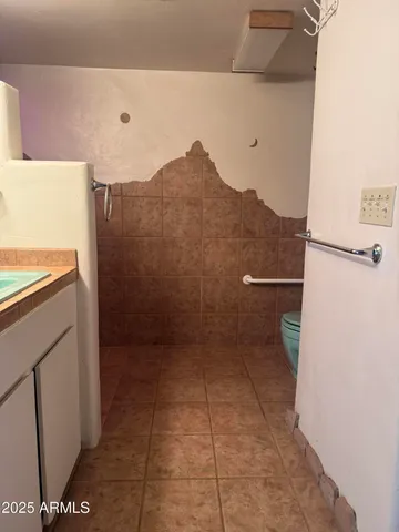 a view of a bathroom with a sink