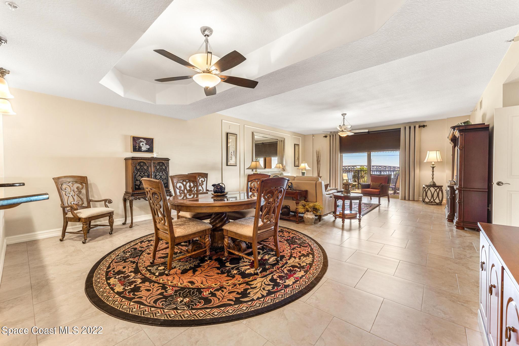29 Riverside Drive, Unit 302 Cocoa, FL 32922 - Photo 17 of 56 a view of a dining room with furniture