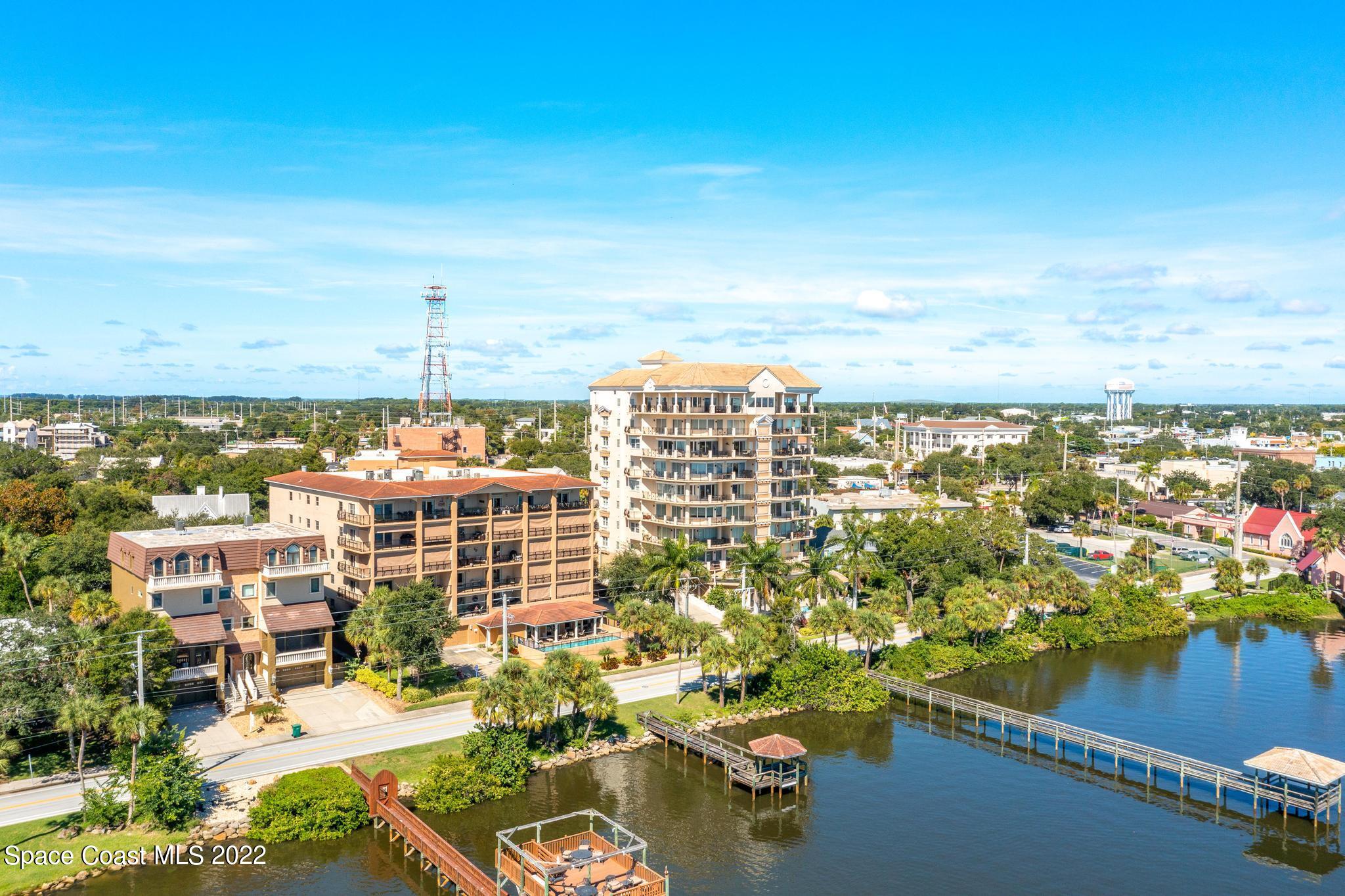 29 Riverside Drive, Unit 302 Cocoa, FL 32922 - Photo 53 of 56 a view of a city and ocean view
