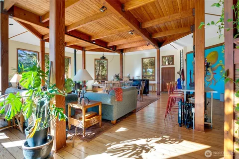 a outdoor living with furniture