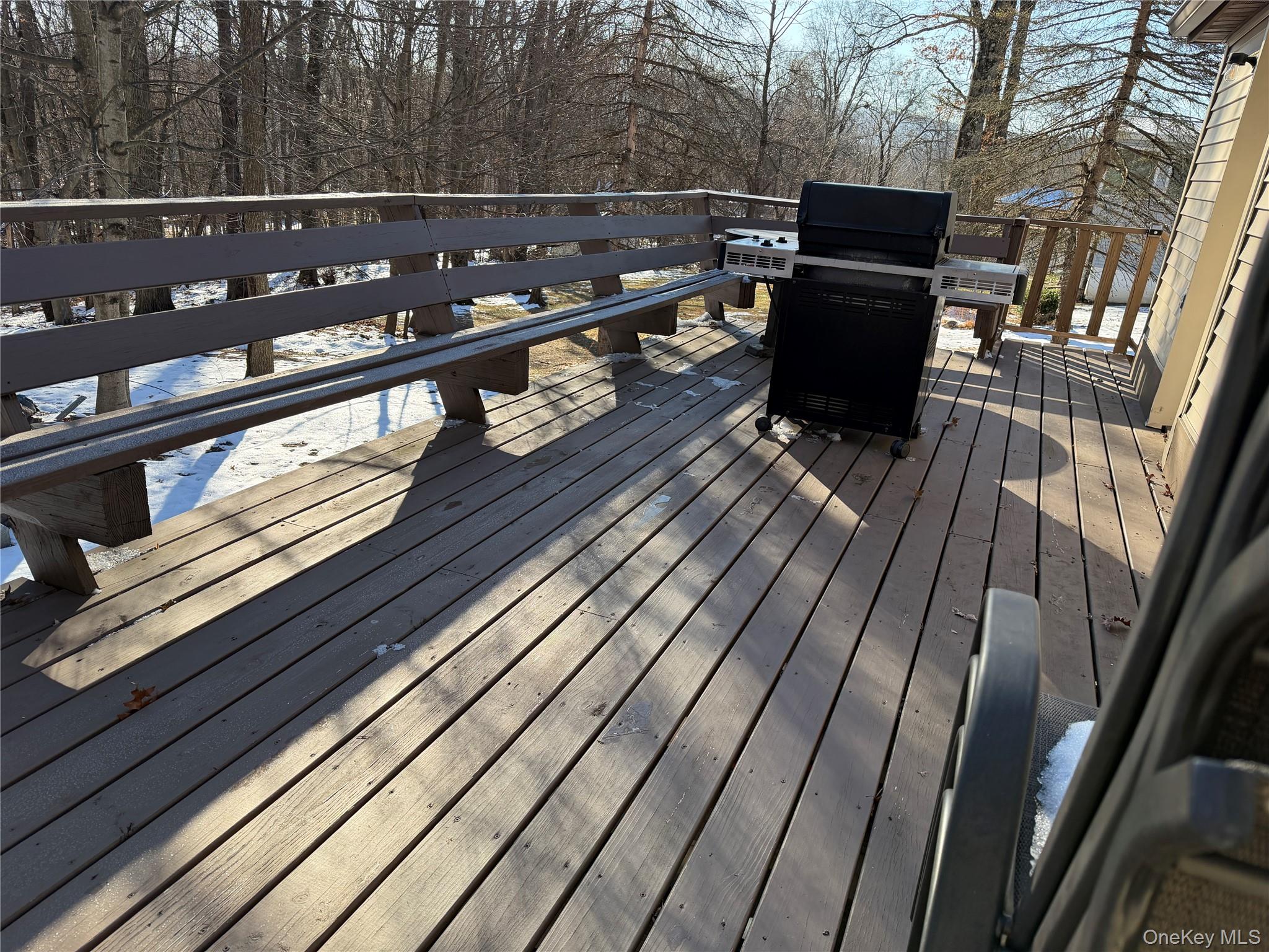 302 Lake Road New Windsor, NY 12553 - Photo 18 of 24 a view of balcony with wooden floor