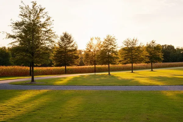 a bedroom with a bed and a television