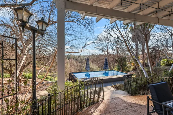 a view of outdoor space and deck