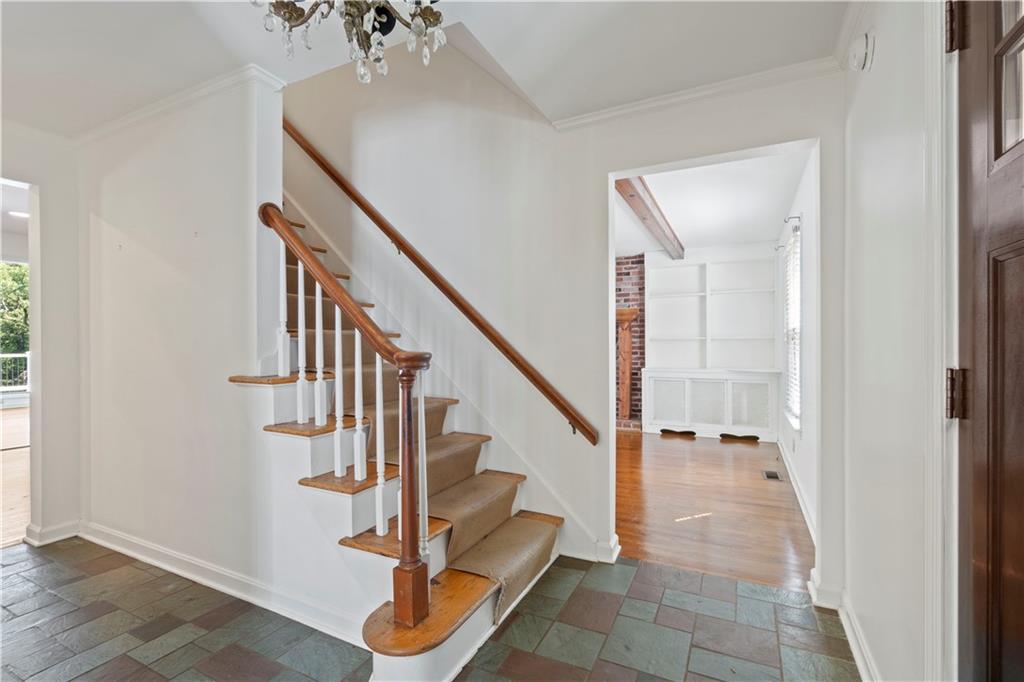 24 Oakglen Drive Oakmont, PA 15139 - Photo 2 of 50 a view of entryway and hall with wooden floor