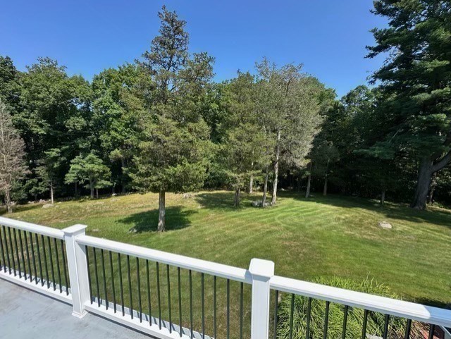26 Mordecai Lincoln Road Scituate, MA 02066 - Photo 15 of 36 a view of a deck and a yard with green space