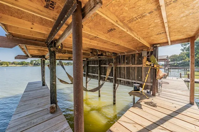 view of a lake with a mountain view