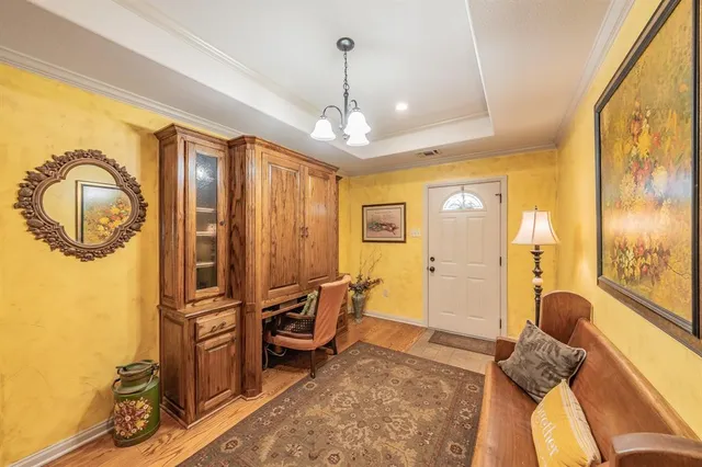 a very nice looking room with a large window