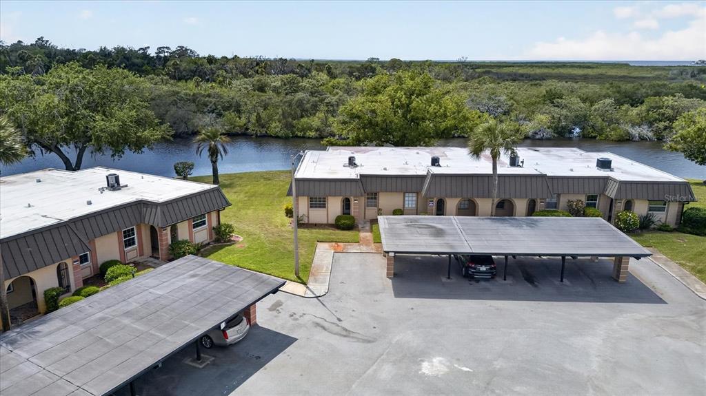 4116 Hampton Drive New Port Richey, FL 34652 - Photo 26 of 35 an aerial view of a house with swimming pool garden view