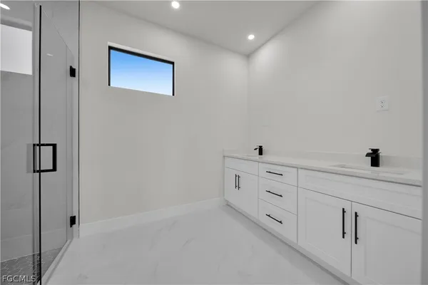 a view of a hallway with closet