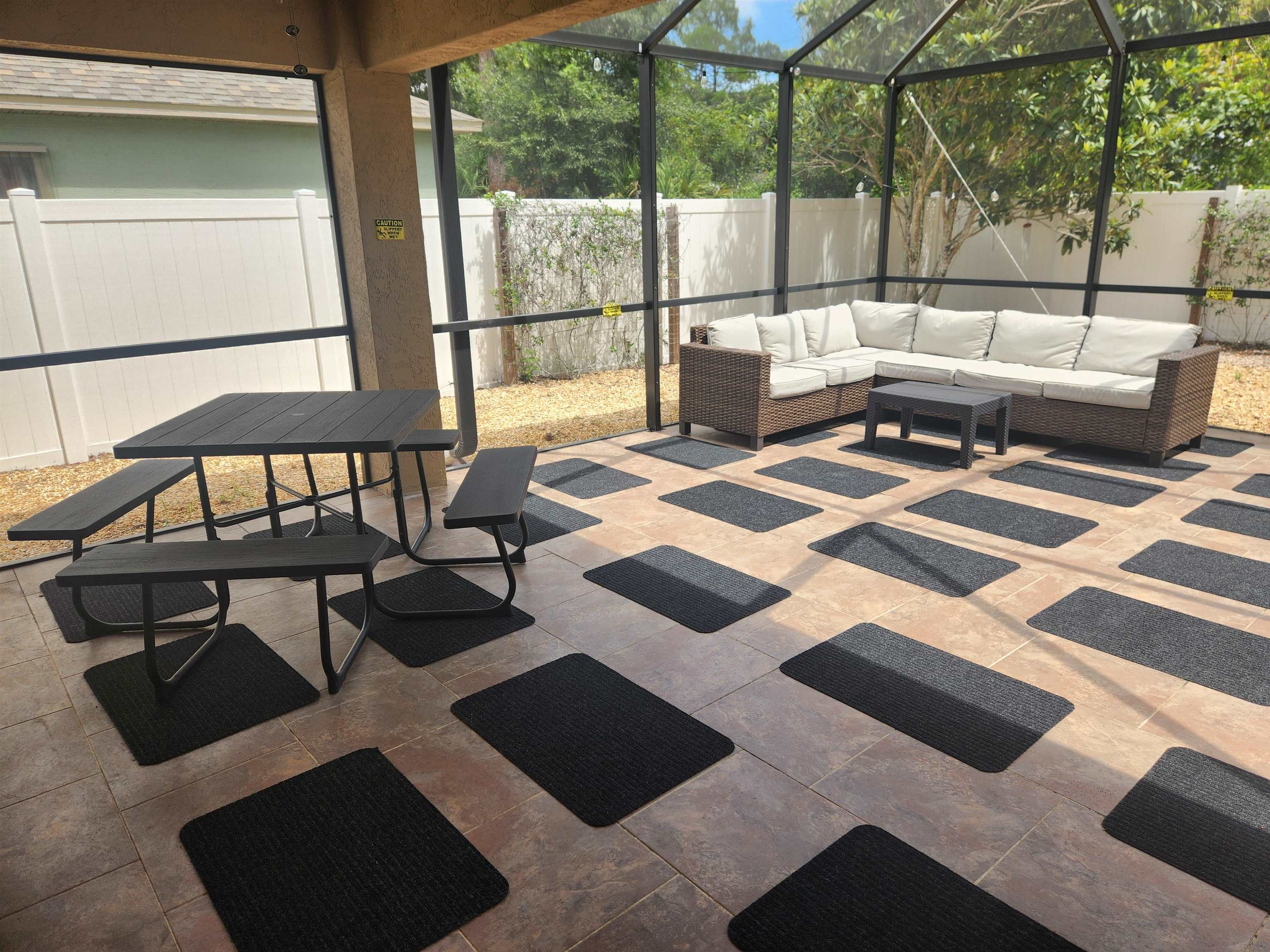 162 Stewart Street St. Augustine, FL 32084 - Photo 15 of 23 a view of a patio with a yard
