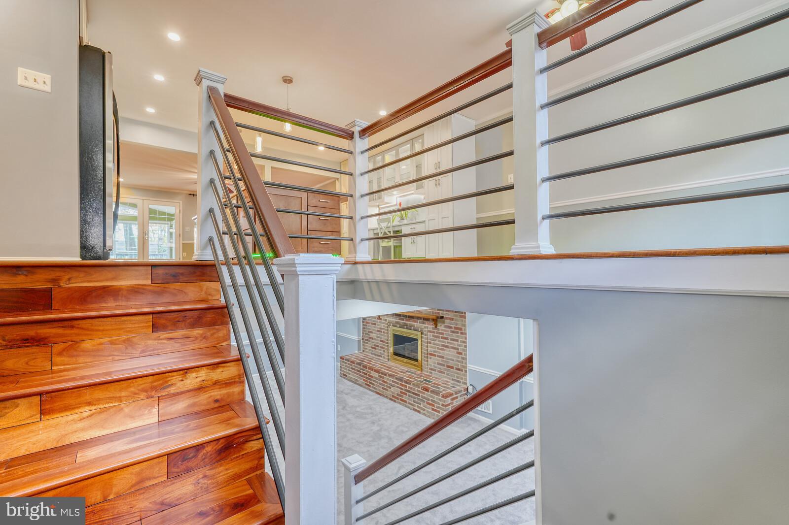 Modern iron rod railing