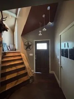 a view of entryway and hall