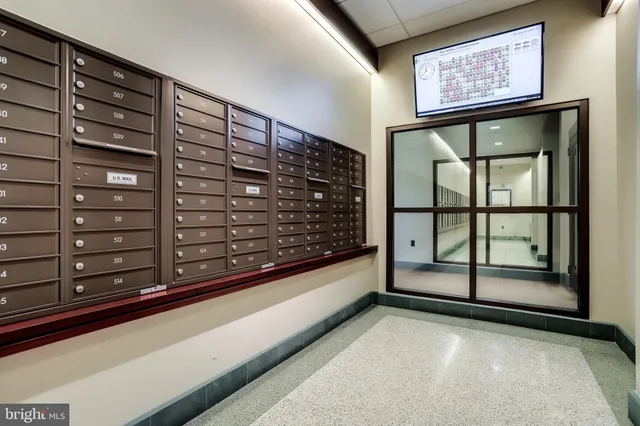 a view of wooden door