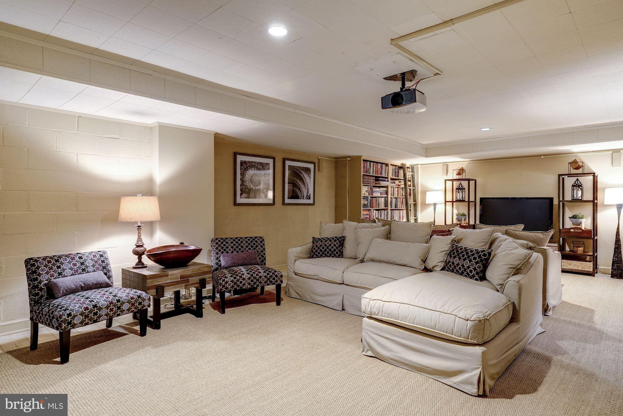 4635 Ashby Street Northwest Washington, DC 20007 - Photo 36 of 42 Lower Level - Family Room