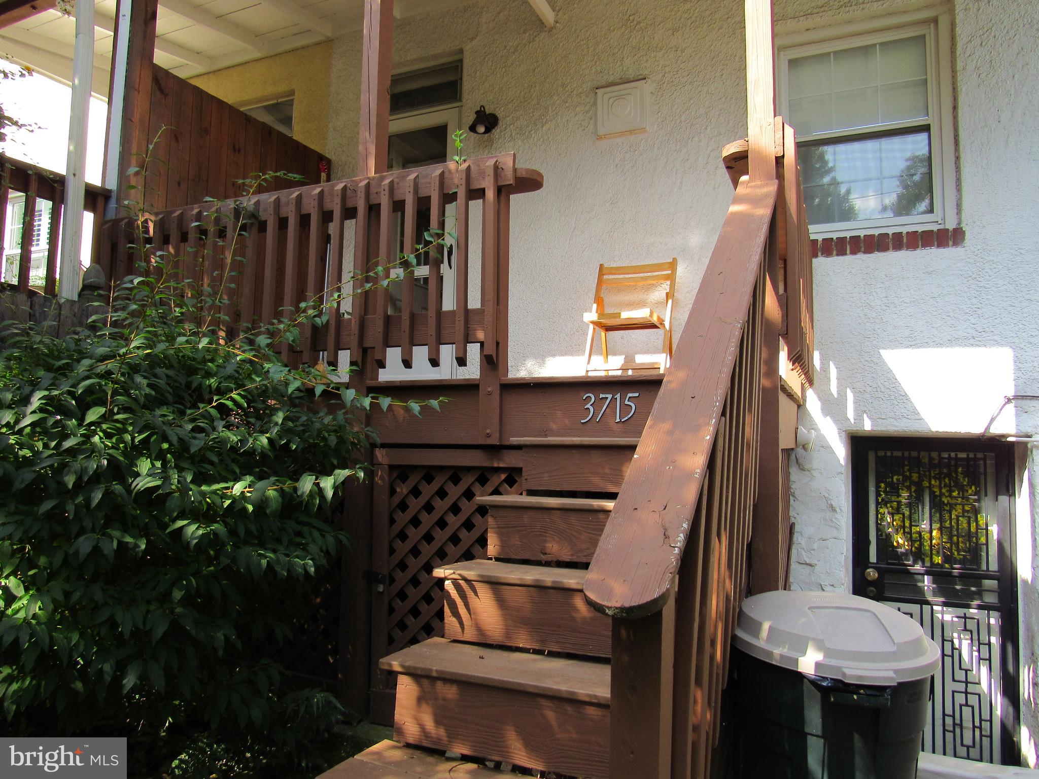 3715 Keswick Road Baltimore, MD 21211 - Photo 29 of 38 Back Porch off the Kitchen