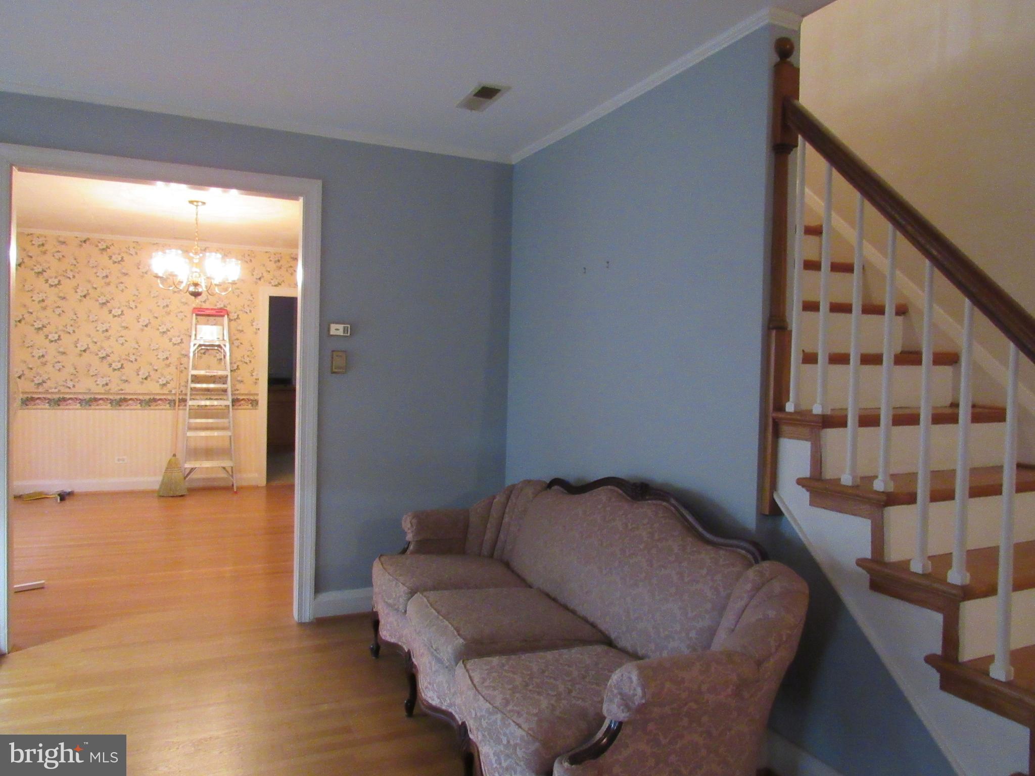 3715 Keswick Road Baltimore, MD 21211 - Photo 5 of 38 Living Room with original hardwood floors