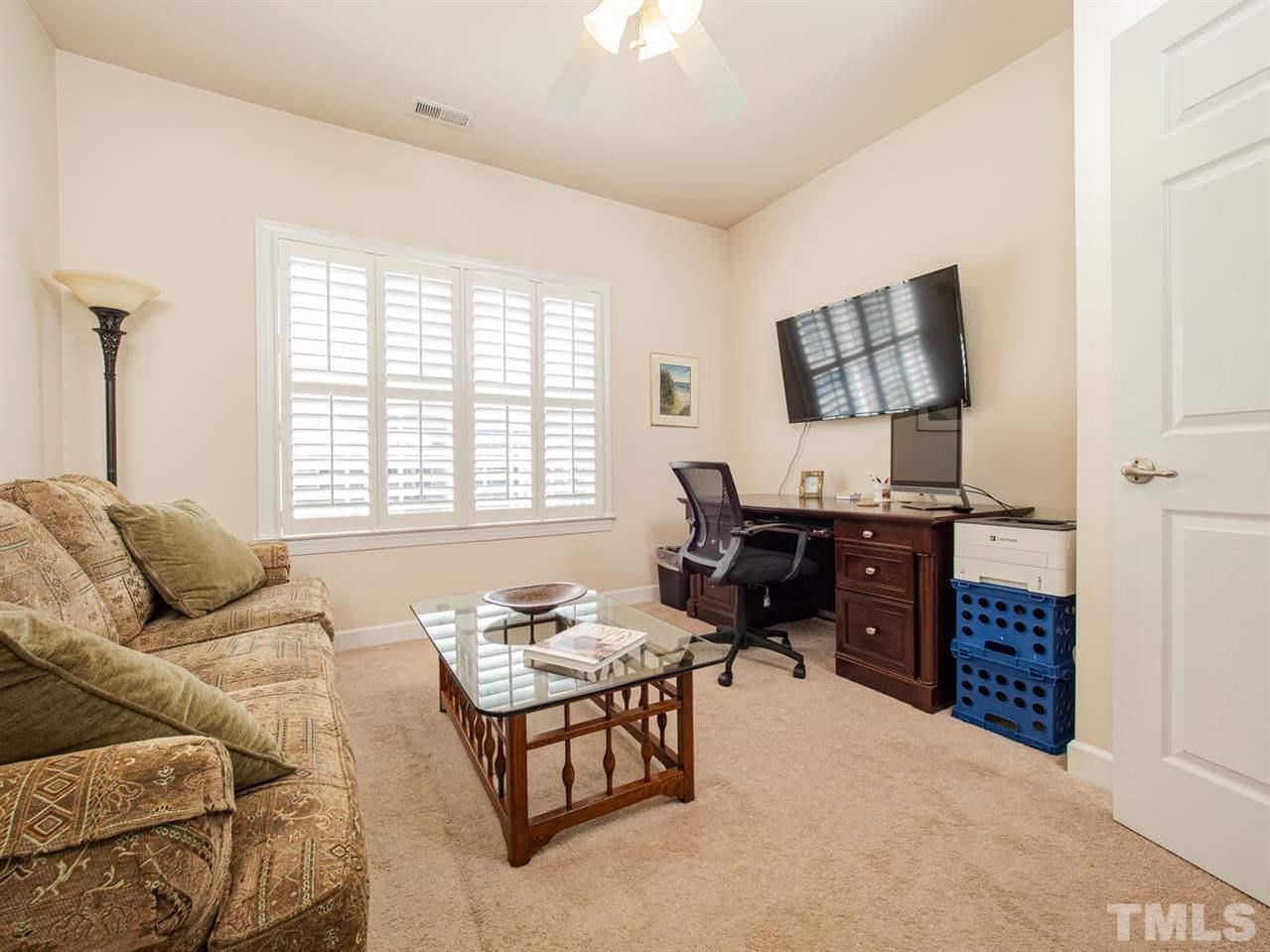 4721 Split Branch Court Raleigh, NC 27604 - Photo 18 of 26 The current owners asked the builder to take the closet out so they could have an office. The closet could easily be added back by the new owner!