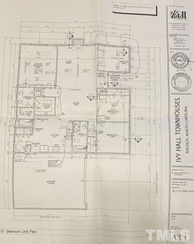 4721 Split Branch Court Raleigh, NC 27604 - Photo 26 of 26 Reversed, but this is the floor plan from the builder.
