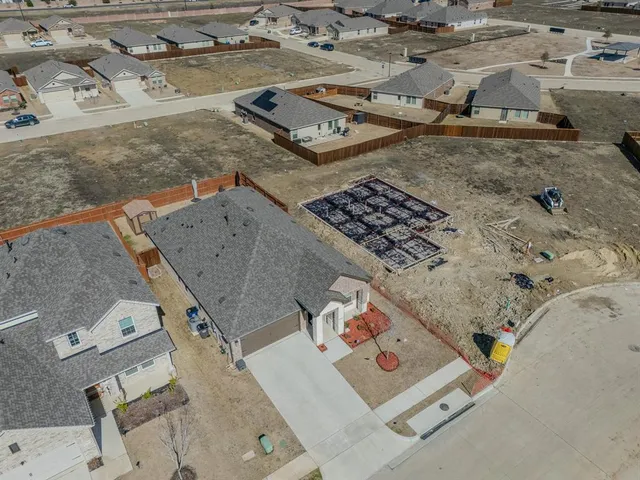 an aerial view of a flat screen tv