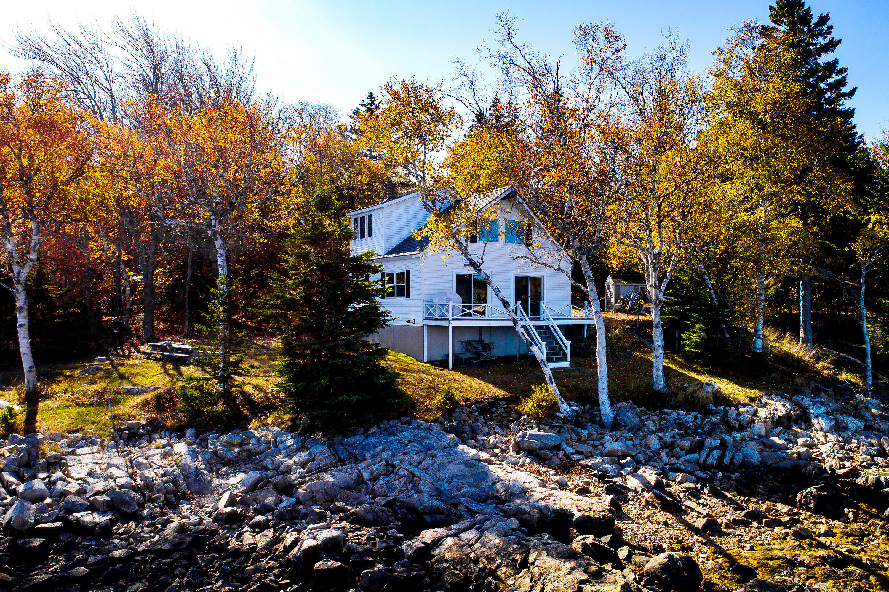 219 Paul Bunyan Road Gouldsboro, ME 04624 - Photo 22 of 27 219 PBR ext frm water 1