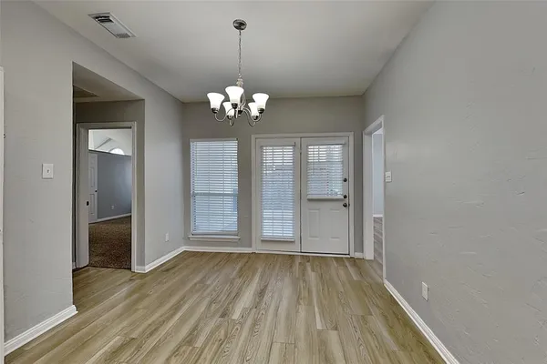 a view of livingroom with hardwood