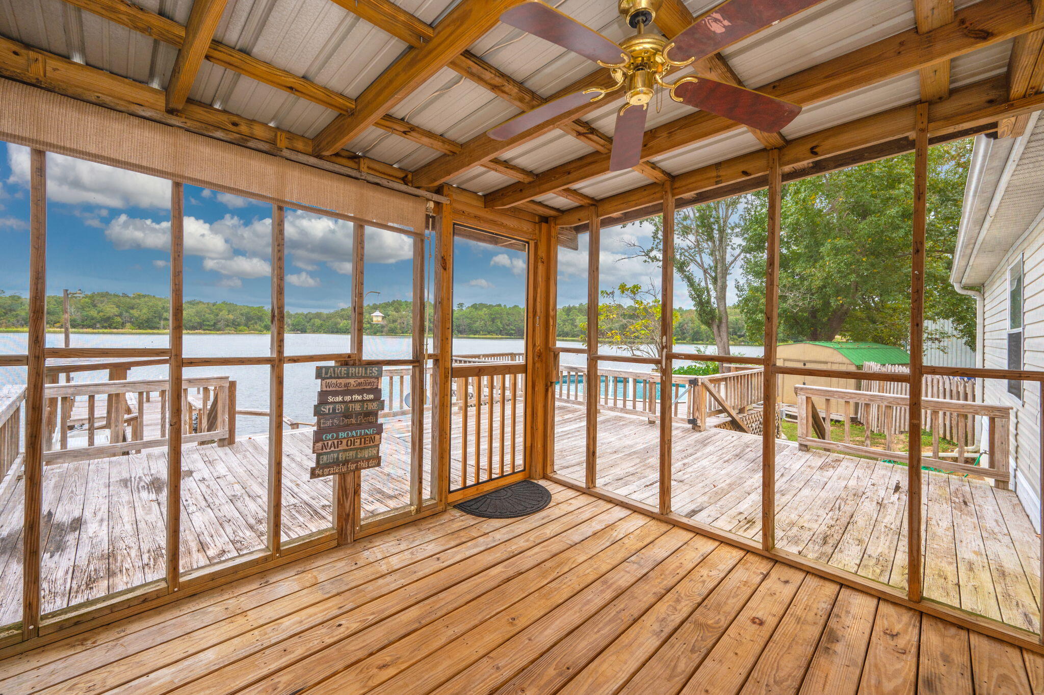 1314 Riddle Drive Westville, FL 32464 - Photo 27 of 35 a view of hallway with wooden floor