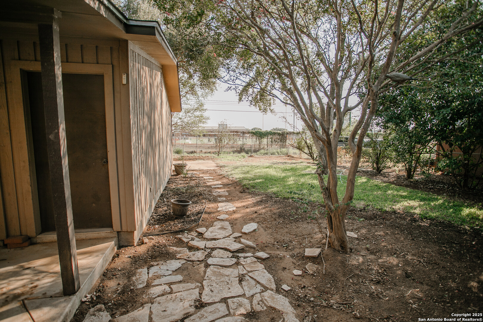 456 Margo Drive Pearsall, TX 78061 - Photo 37 of 40 a view of a yard with plants and trees