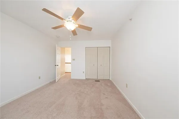 a view of an empty room
