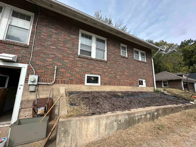 a view of a house with a patio