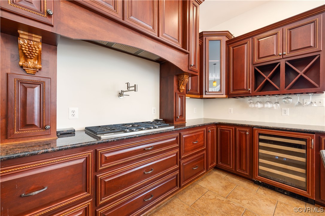 18185 Narrow Path Trail Doswell, VA 23047 - Photo 18 of 48 a kitchen with stainless steel appliances granite countertop a stove and a cabinets