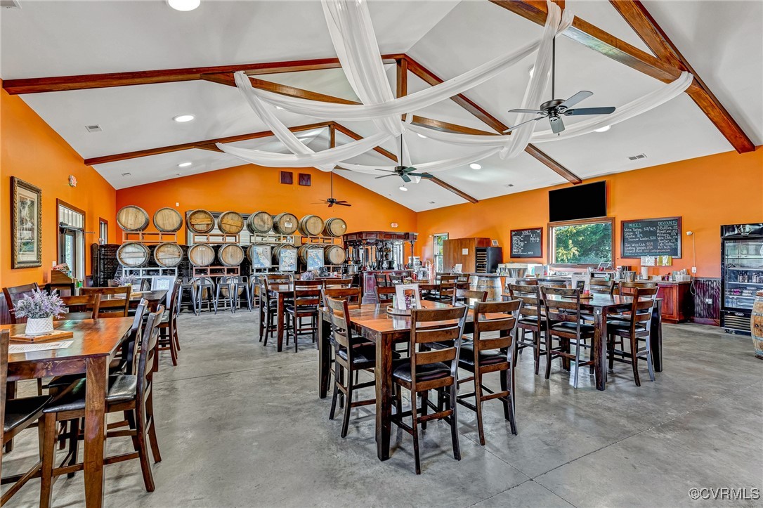 18185 Narrow Path Trail Doswell, VA 23047 - Photo 9 of 48 a view of a dining room with furniture and chandelier