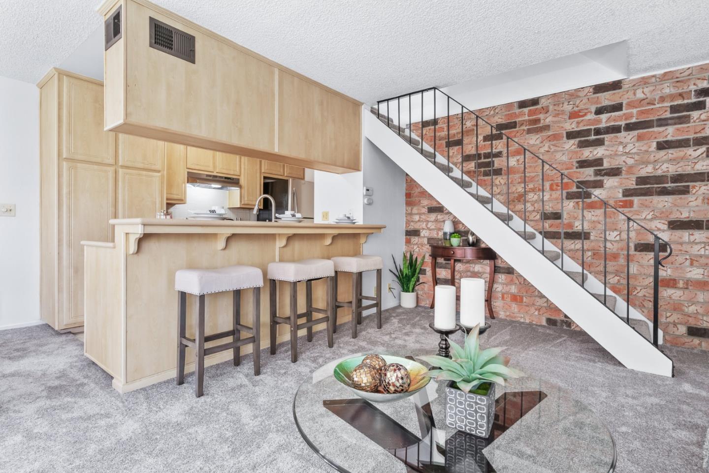 220 Watson Drive, Unit 2 Campbell, CA 95008 - Photo 4 of 34 a view of kitchen with furniture and wooden floor