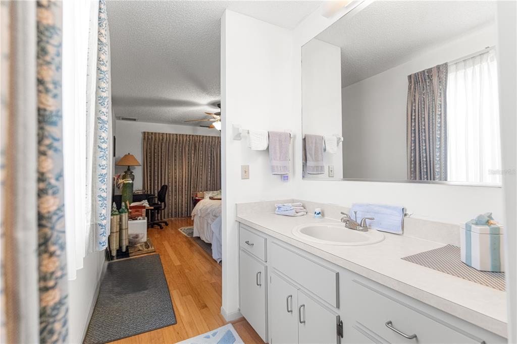 10987 Southwest 86th Terrace Ocala, FL 34481 - Photo 24 of 40 a en suite bathroom with a sink and a mirror