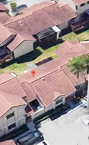 a view of front door