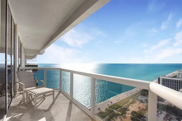 a view of a city from a terrace