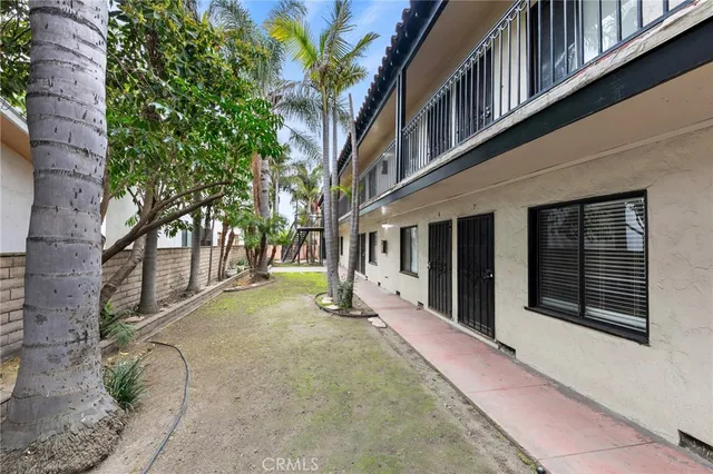 a view of a building with many windows