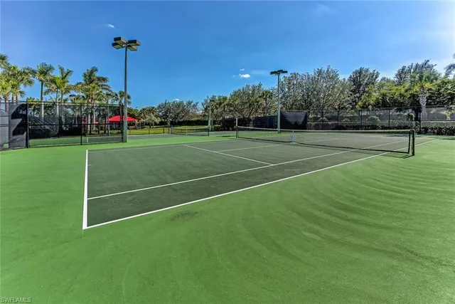 a view of a tennis court